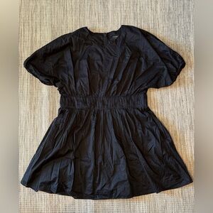 Banana Republic Black Short Sleeve Mini Dress